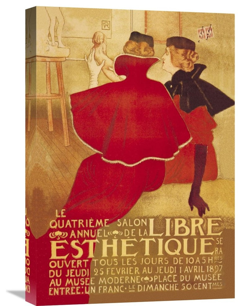 "La Libre Esthetique" Canvas Giclee by Theodore Van Rysselberghe, 16"x24"