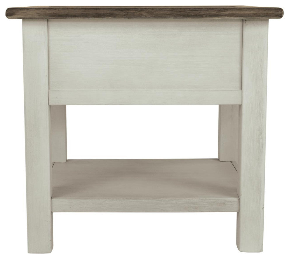 Bolanburg Casual Two-Tone Rectangular End Table