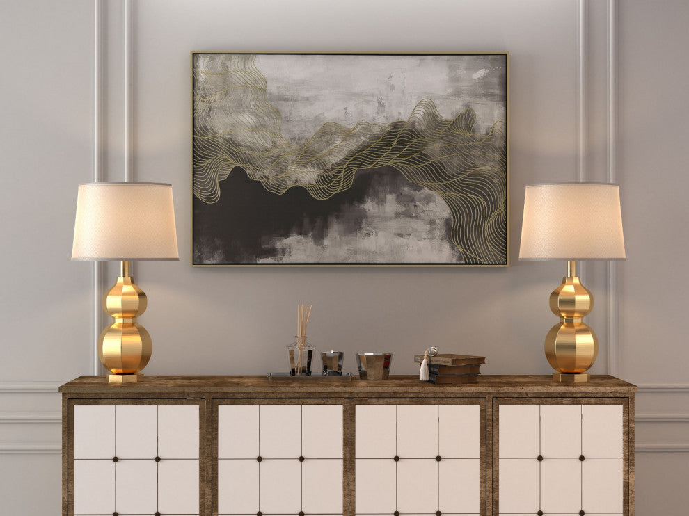 Golden Path Canvas Art