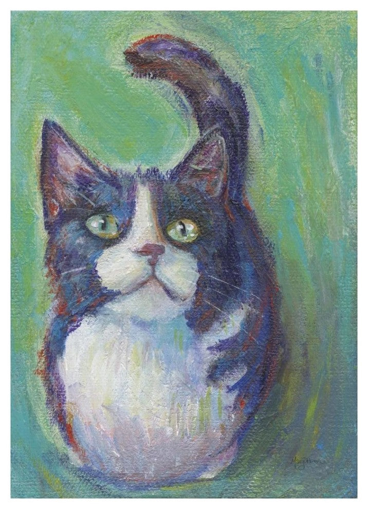 "Cookie Bean Green" Digital Paper Print by Mary Urban, 33"x46"