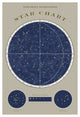 "Northern Star Chart" Digital Paper Print by Sue Schlabach, 18"x26"