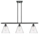 Innovations 516-3I-BK-GBC-84 3 Light Island Light, Matte Black