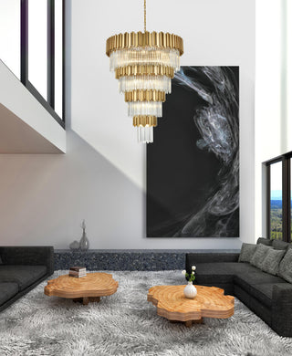 Home Living 40" Chandelier, Satin Gold