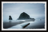 "Reflective Beach" Framed Painting Print, 12x8