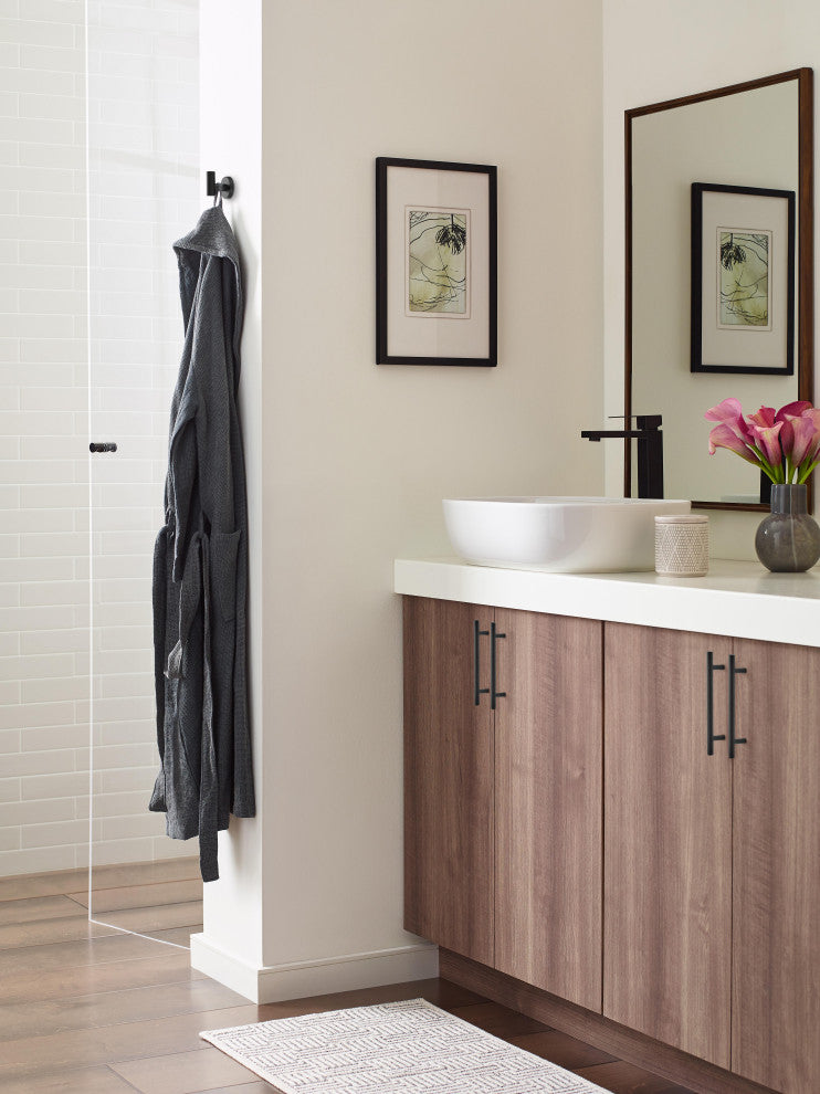 Amerock Arrondi Robe Hook, Matte Black