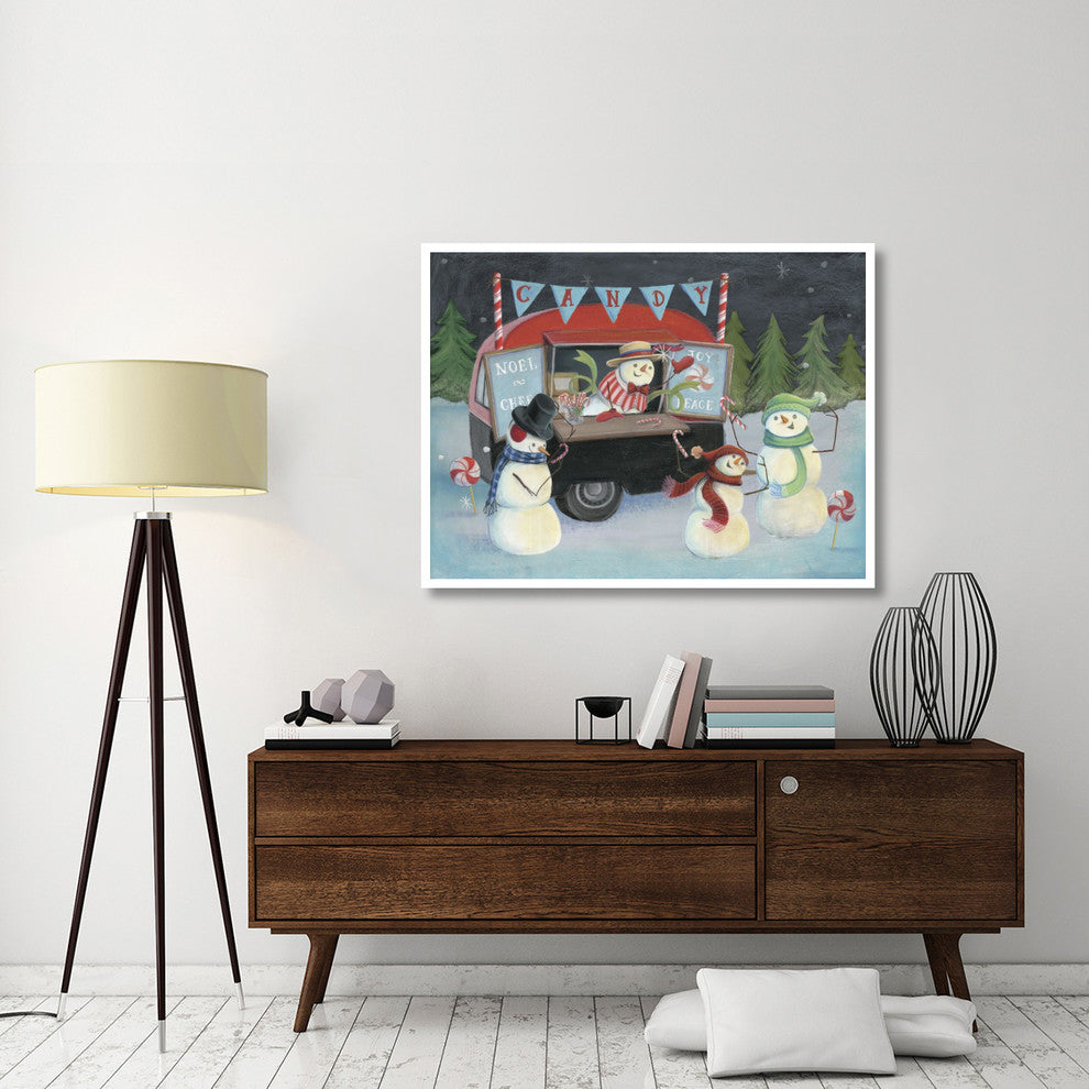 "Christmas on Wheels I Light" Digital Paper Print by Mary Urban, 50"x38"