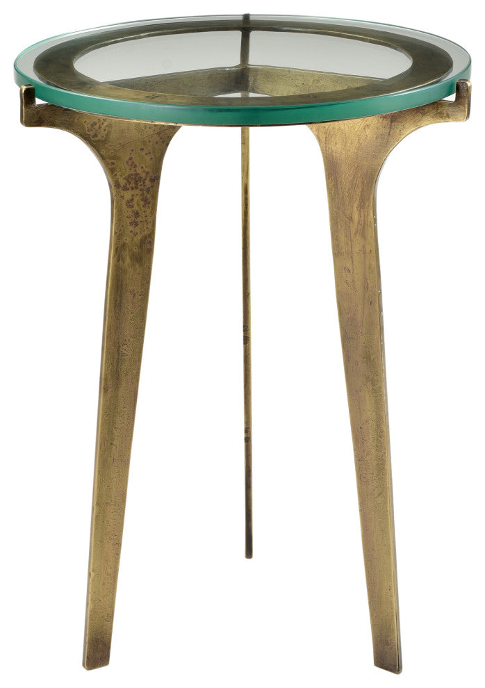 Art Deco Halvorsen Accent Table - Yellow