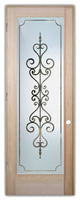 Interior Prehung Door or Interior Slab Door - Carmona - Douglas Fir (stain...