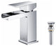 Waterfall Single Handle Bathroom Faucet KBF1004, Chrome, W/ Drain