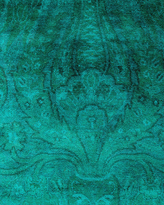 Fine Vibrance, One-of-a-Kind Hand-Knotted Area Rug Green, 5'3"x7'10"