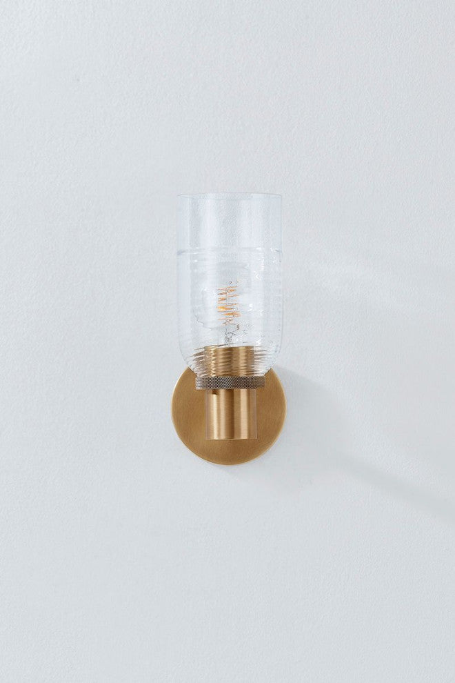 Redding Wall Sconce, Patina Brass
