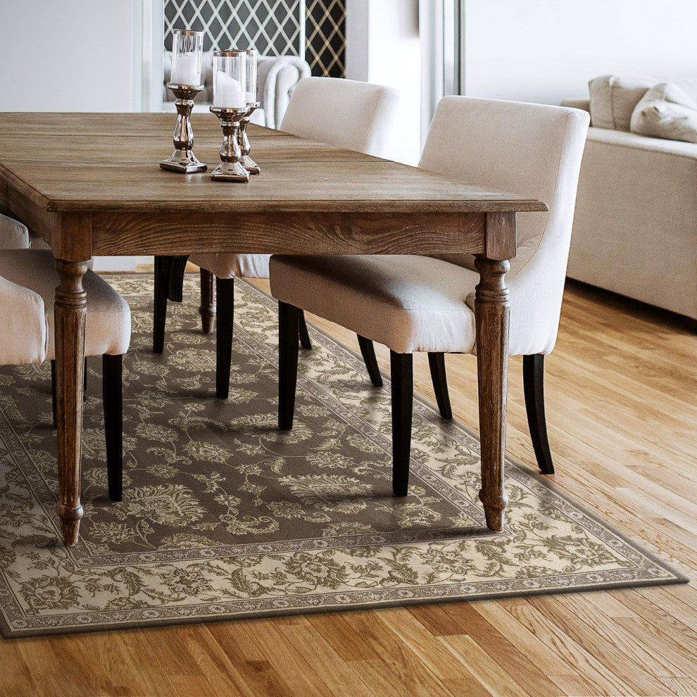 Legacy Dark Gray Ivory Rug, 7'10"x10'10"