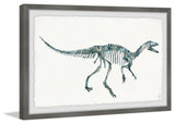 "Bluish Gray Skeleton" Framed Painting Print, 30"x20"