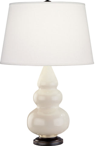Small Triple Gourd Accent Lamp, Bone