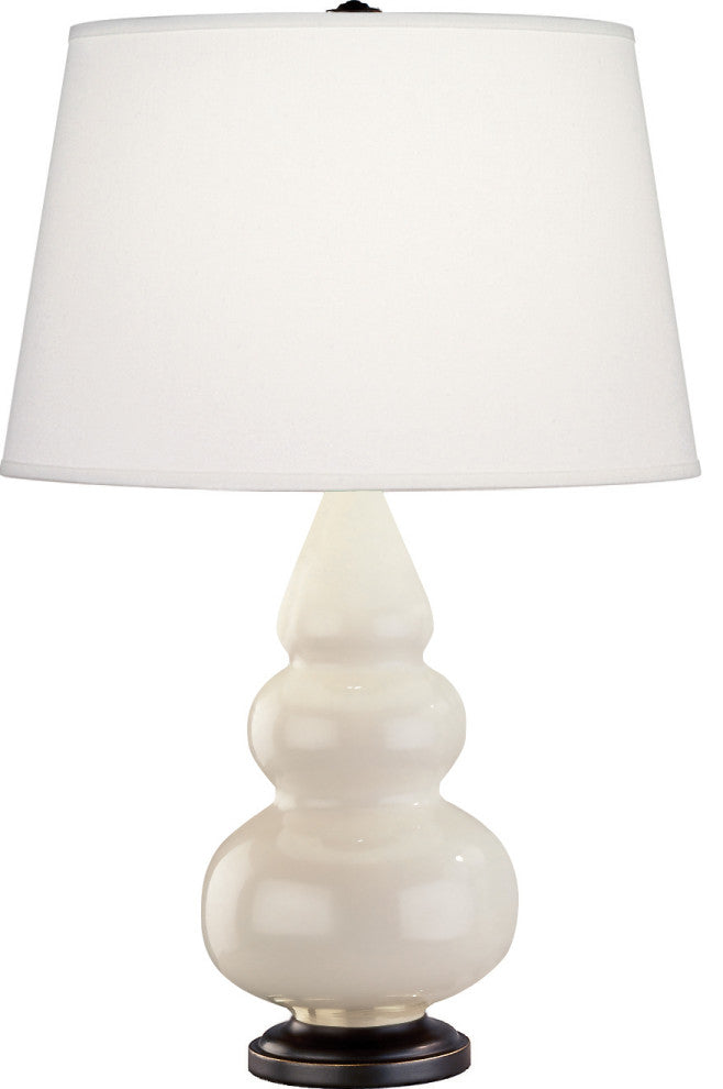 Small Triple Gourd Accent Lamp, Bone