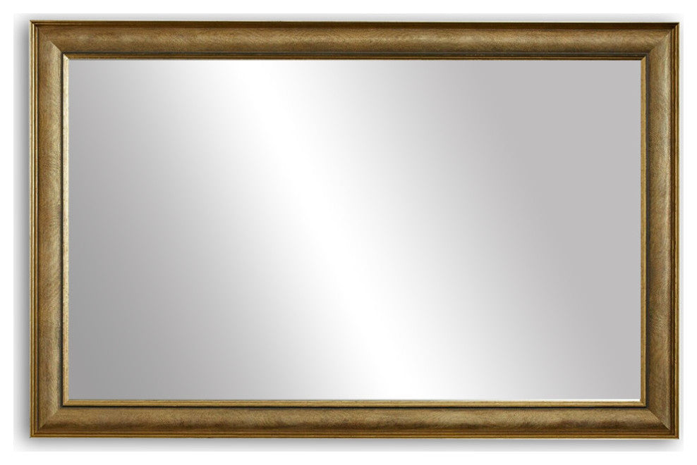 Oxfordshire Framed Wall Mirror, Gold, 36" X 54"