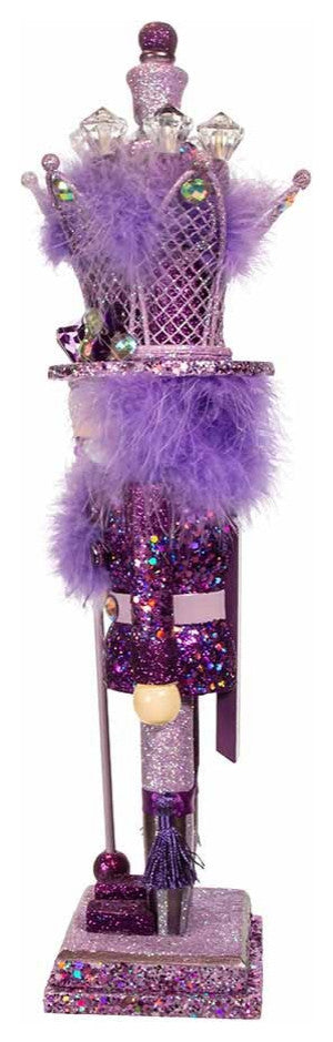 Kurt Adler 16" Hollywood Purple King Nutcracker