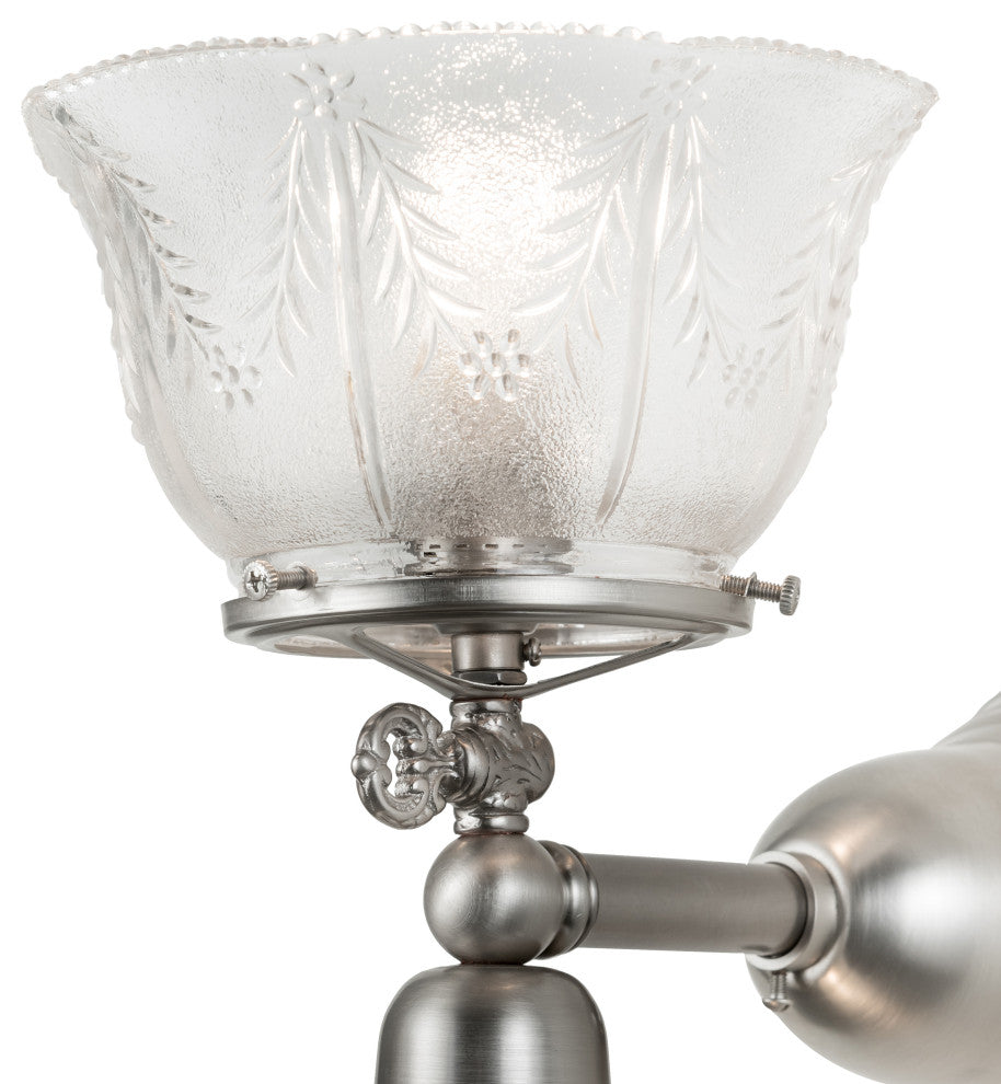 7.5 Wide Revival Gas & Electric 2 Light Wall Sconce