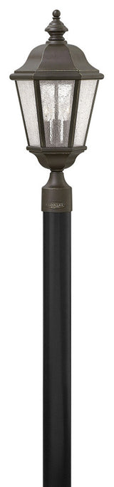Hinkley Edgewater Large Post Top Or Pier Mount Lantern, Oil Rubbed Bronze