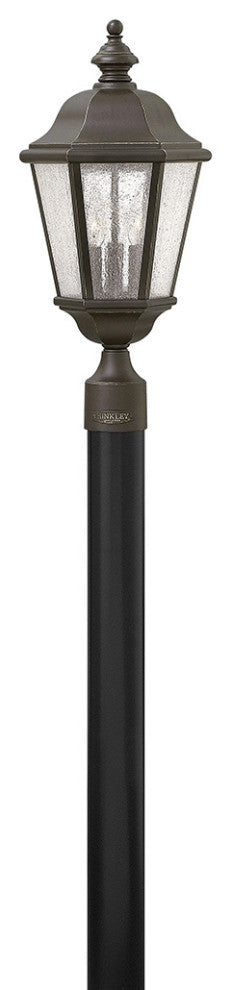 Hinkley Edgewater Large Post Top Or Pier Mount Lantern, Oil Rubbed Bronze