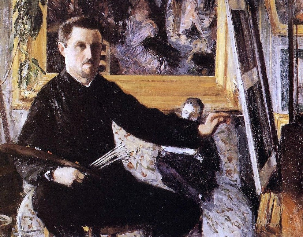 Gustave Caillebotte Self Portrait With Easel Wall Decal