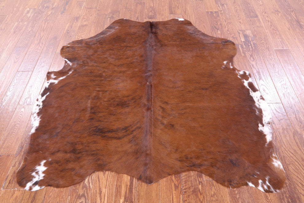 5' 7" X 5' 2" Natural Cowhide Rug C2005