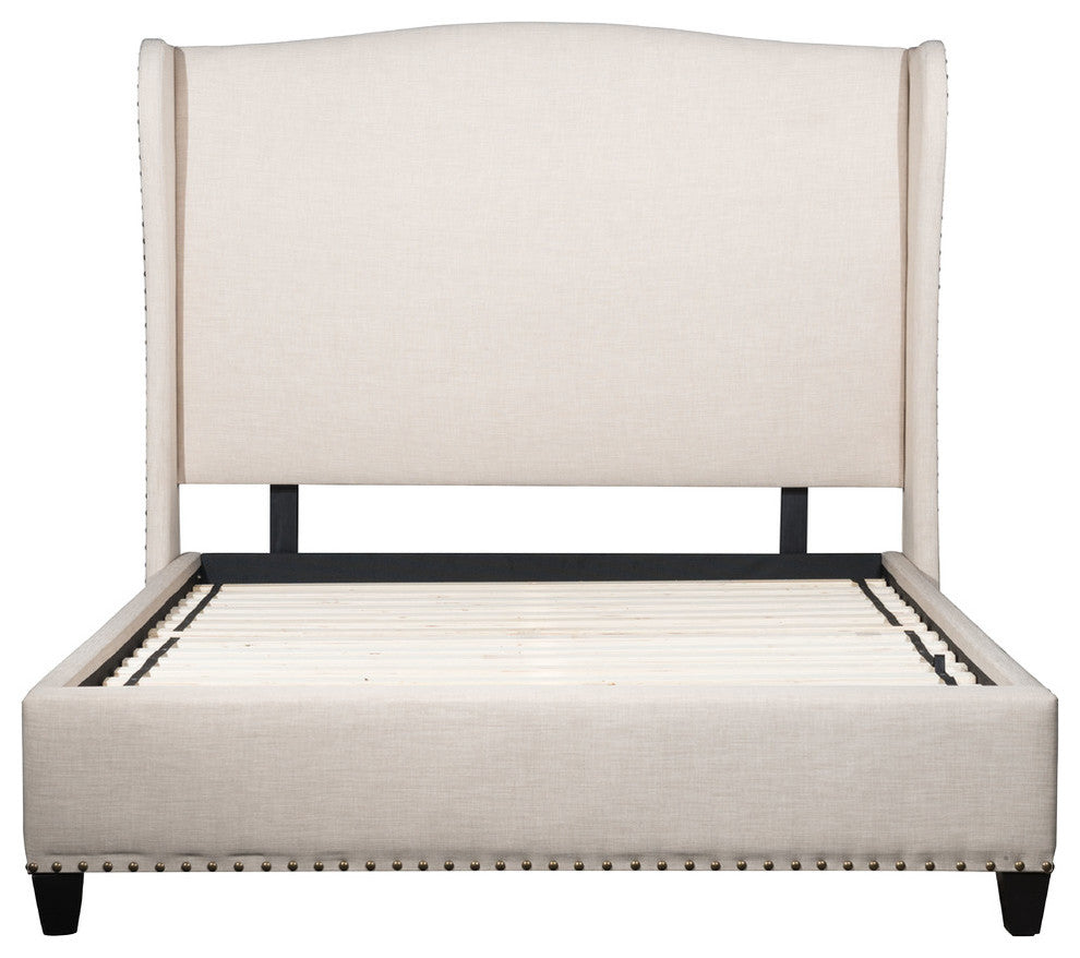 Zuo Modern Enlightenment Queen Bed Beige