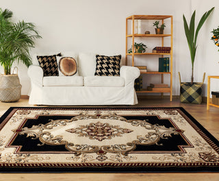 United Weavers Bristol Fallon Black Area Rug 5'3x7'6