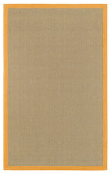 Bay Contemporary Area Rug, Orange, 8'x10' Rectangle