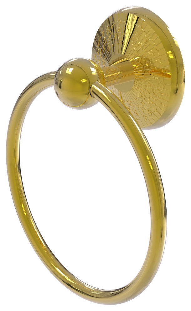 Monte Carlo Towel Ring, Polished Brass