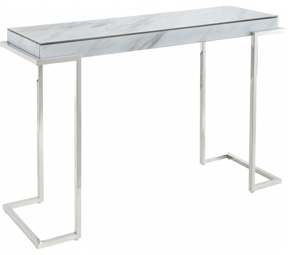 Marble Rectangular Console Table