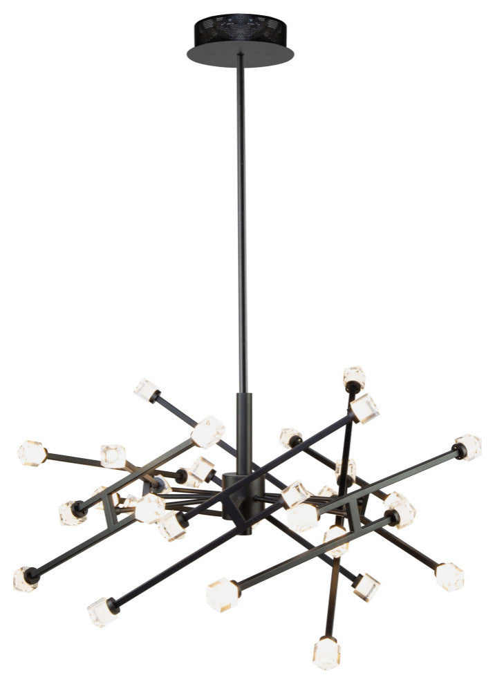 Batton 39W LED Pendant, Black