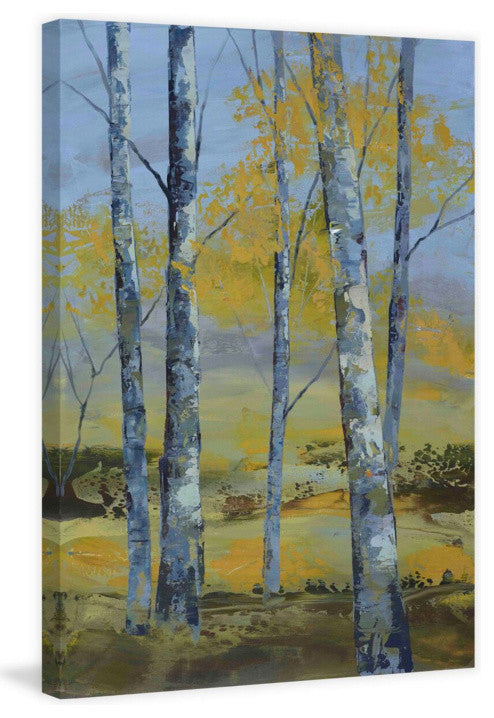 "Golden Stillness I" Painting Print on Canvas by Julie Joy