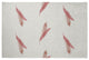 Feather Stripe Spring Chenille Rug, Ligonberry Red, 4'x6'