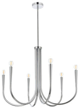 Home Living 30" Chandelier, Chrome
