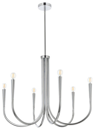 Home Living 30" Chandelier, Chrome