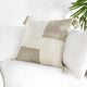 Yasa Cotton Blend Throw Pillow, Ivory by Kosas Home, 22x22