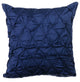 Blue Throw Pillow Covers 16"x16" Silk, Navy Companioins