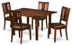 5 Pc Dinette Set For Small Spaces - Small Kitchen Table With 4 Dining Chairs