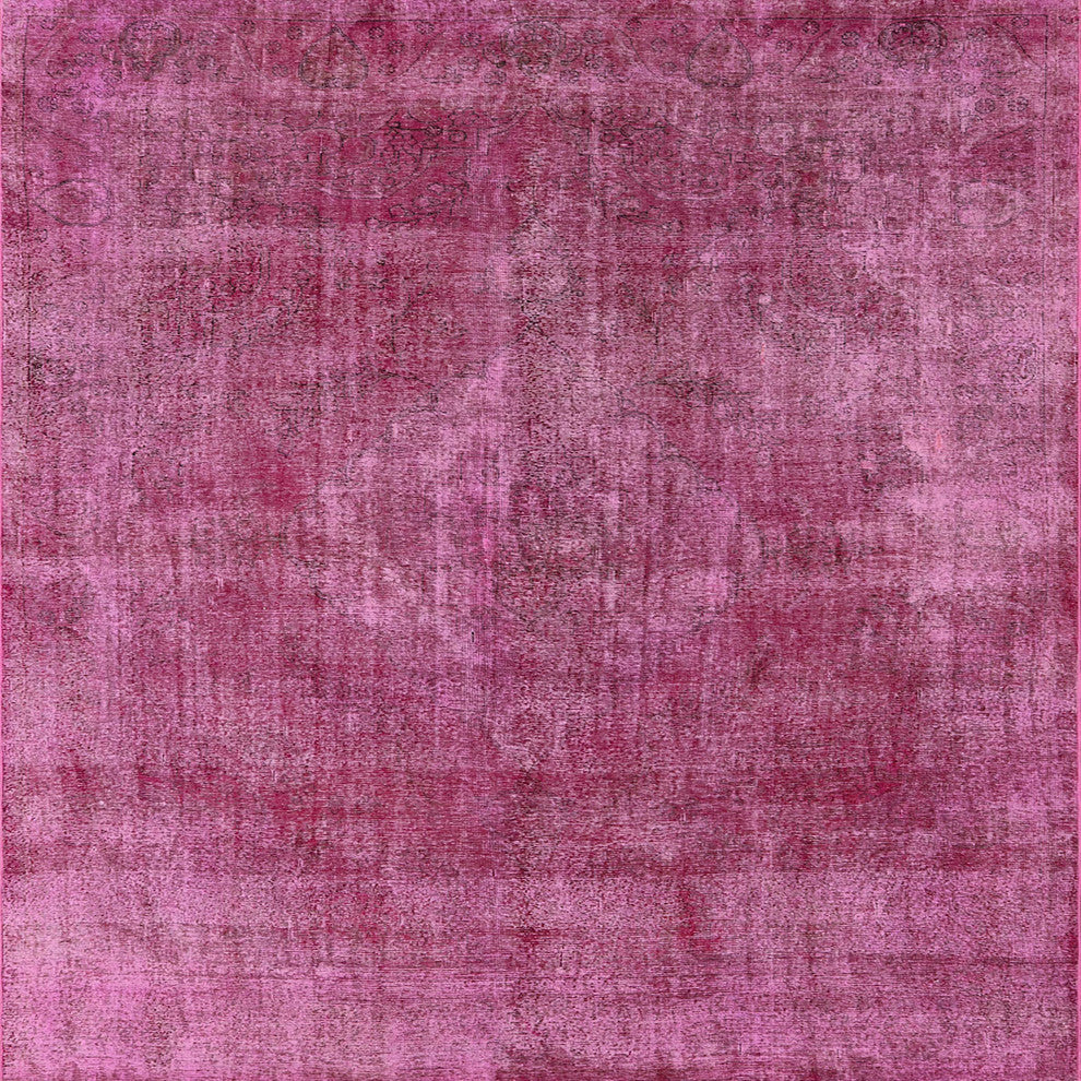 Ahgly Company Indoor Square Mid-Century Modern Area Rugs, 7' Square
