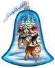 Sleighing Dogs Ornament