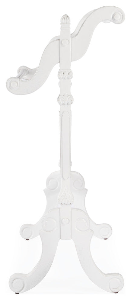 Newhouse Solid Wood Blanket Rack Stand, White