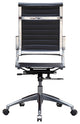 Classics Flees Office Chair High Back, Black