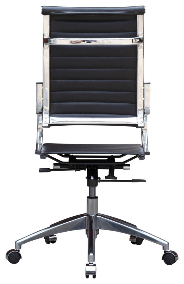 Classics Flees Office Chair High Back, Black