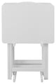 5pcs Tray Table Set White