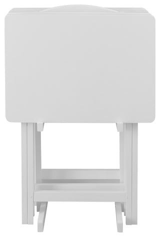 5pcs Tray Table Set White