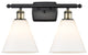 Innovations 516-2W-BAB-GBC-81 2 Light Bath Vanity Light, Black Antique Brass