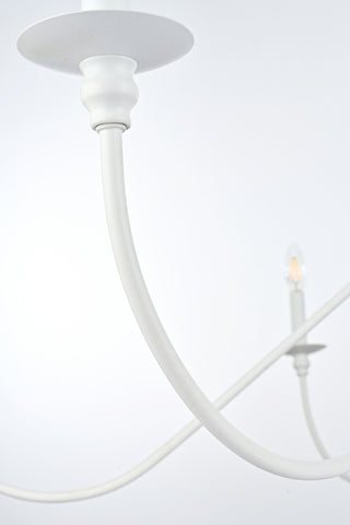Living District Rohan 60" Chandelier in White