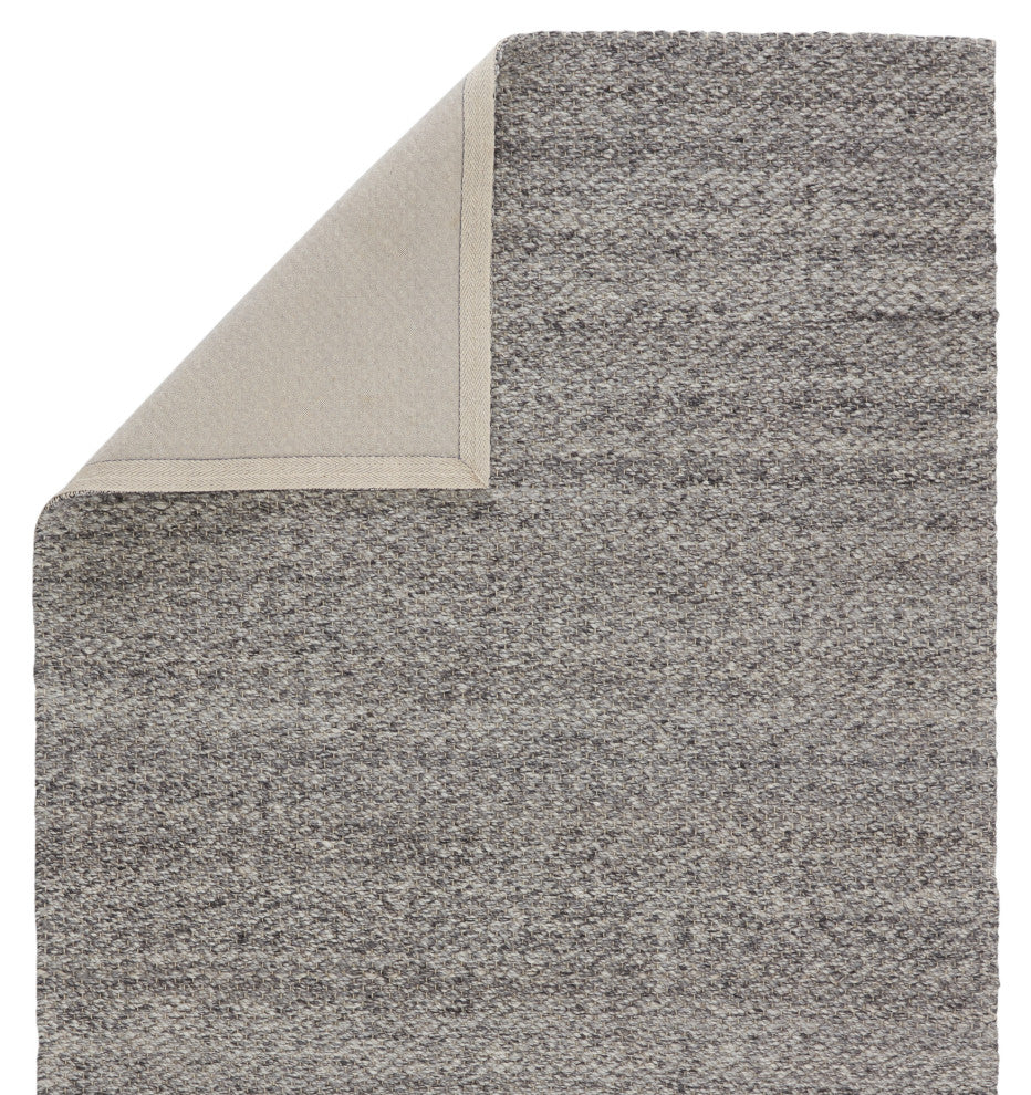 Jaipur Living Karlstadt Handmade Solid Gray/Silver Area Rug, 5'x8'