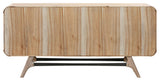 Kendra 3 Drawer Sideboard Buffet, Gray